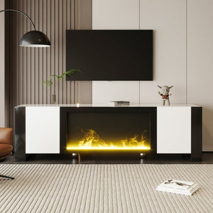 TV Stand with Fireplace Effect without Heating