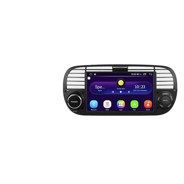 Android Auto Radio, GPS Navigation, Multimedia Player, 7 inch HC1, Black