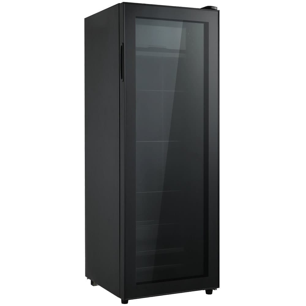 128L Mini Refrigerator, 8L Freezer + 120L Fridge, Black