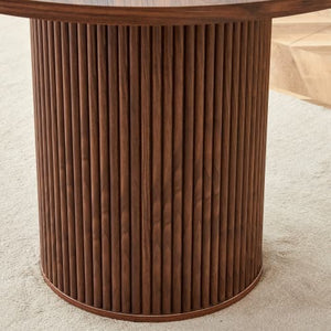 Round Dining Table Ø100 cm in MDF, 4-6 People