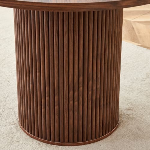 Round Dining Table Ø100 cm in MDF, 4-6 People