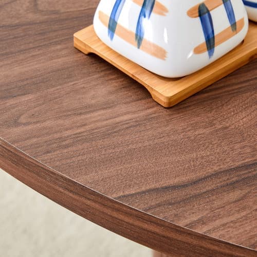 Round Dining Table Ø100 cm in MDF, 4-6 People
