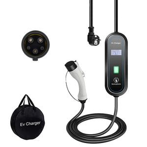 Portable EV Charger, 3500W Output, Adjustable Charging Power, 16A 3.5kW Type 1