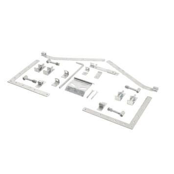 Plus Hot-Dip Galvanized Gate Hardware Set for Ligno Series