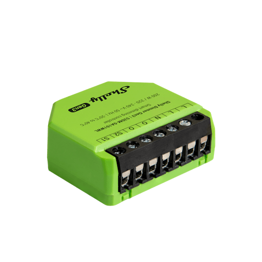 Shelly Wi-Fi Operated Smart Dimmer Switch, Green