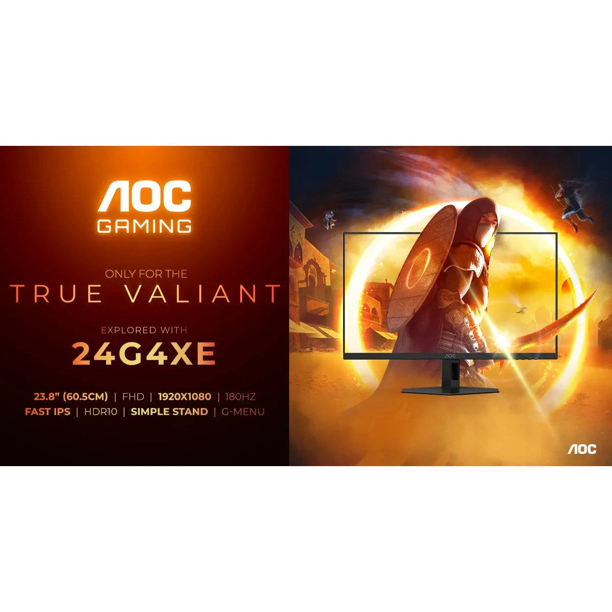 AOC 24G4XE 24" Full HD IPS Gaming Monitor