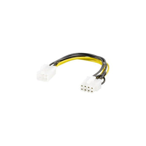 Prokord 6-Pin PCI-E to 8-Pin PCI-E Power Adapter Cable, 10 cm