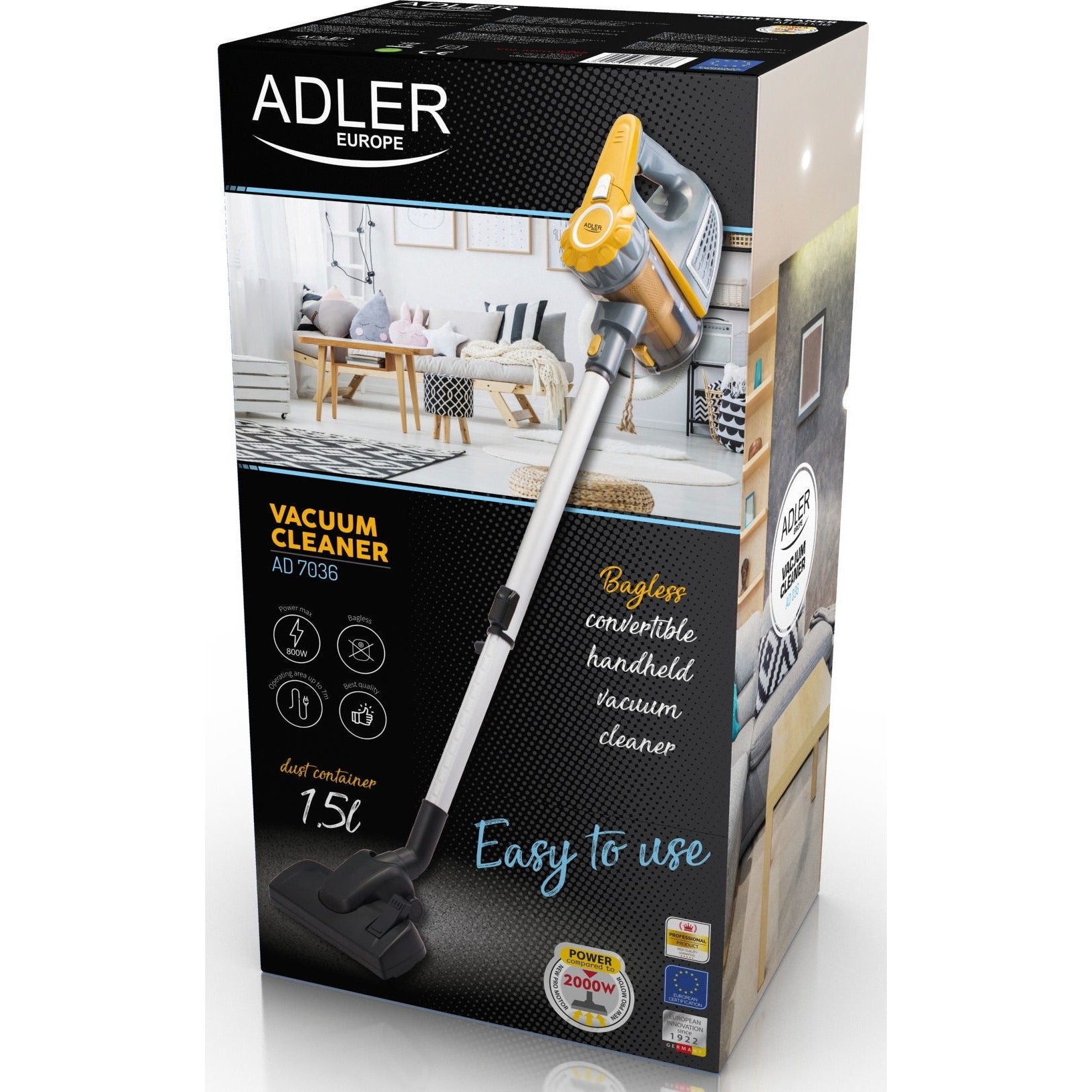 Adler AD 7036 Vacuum Vleaner, 800 W