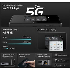 TP-Link M8550 5G Wi-Fi 6E Mobile Router