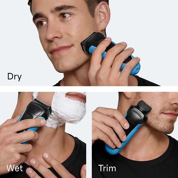 Braun Series 3 310BT Wet & Dry Electric Shaver with Beard Trimmer