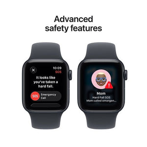 Apple Watch SE 3 GPS 40 mm Midnight Aluminum Case with Midnight Sport Band, S/M