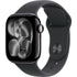 Apple Watch Series 11 GPS 42mm Jet Black Aluminium Case with Black Sport Band, S/M
