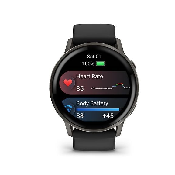 Garmin Venu 4 Smartwatch 45 mm, Black