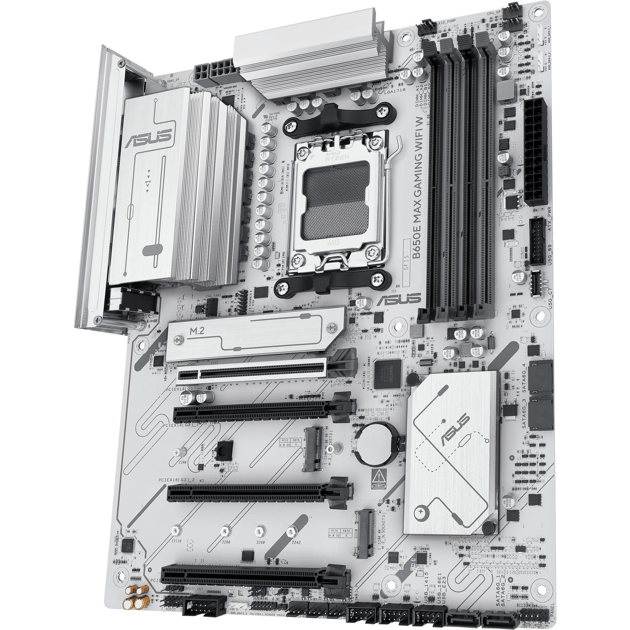 ASUS B650E MAX GAMING WIFI W Motherboard, White