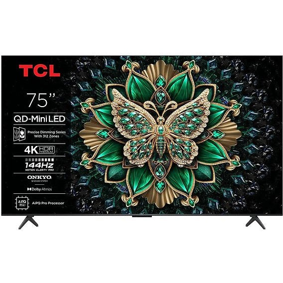 TCL C6K 75" 4K QD-Mini LED Google TV