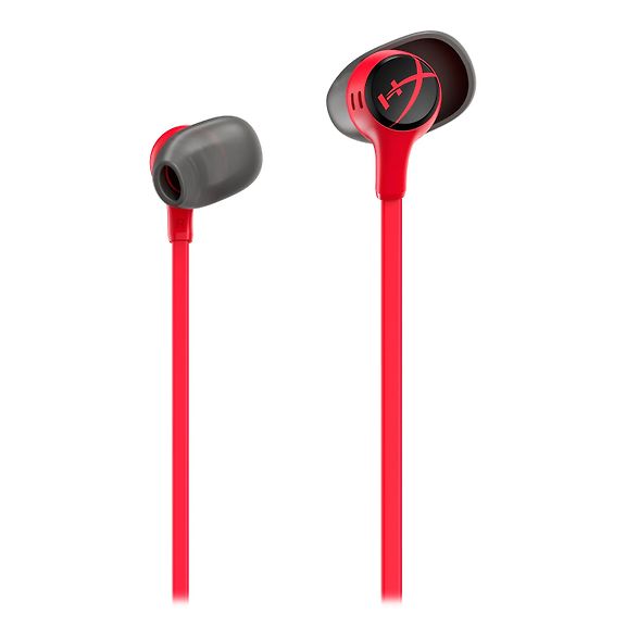 HyperX Cloud Earbuds II Gaming Earbuds, Red