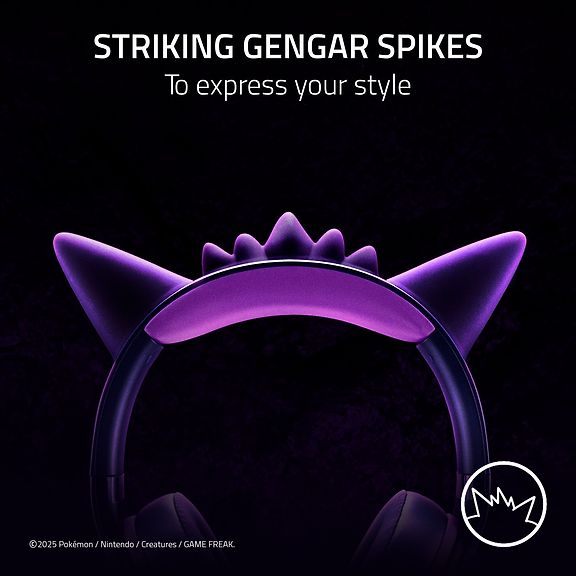 Razer Kraken Kitty V2 Pokemon Gengar Special Edition Gaming Headset