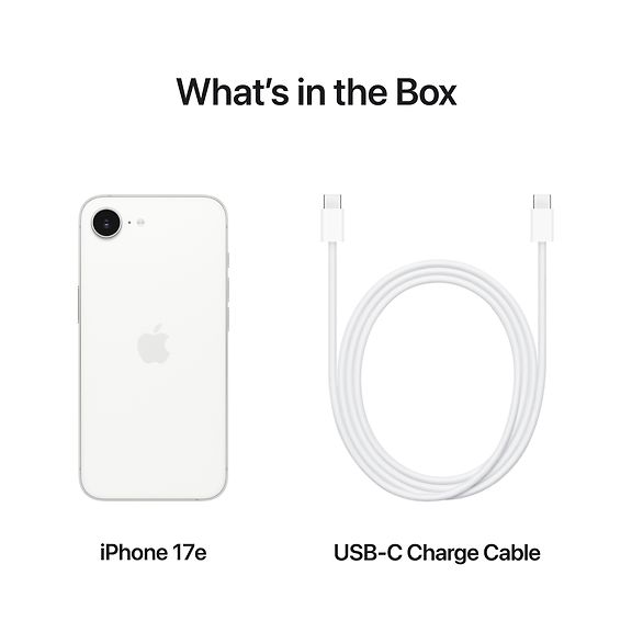 Apple iPhone 17e 256 GB phone, White
