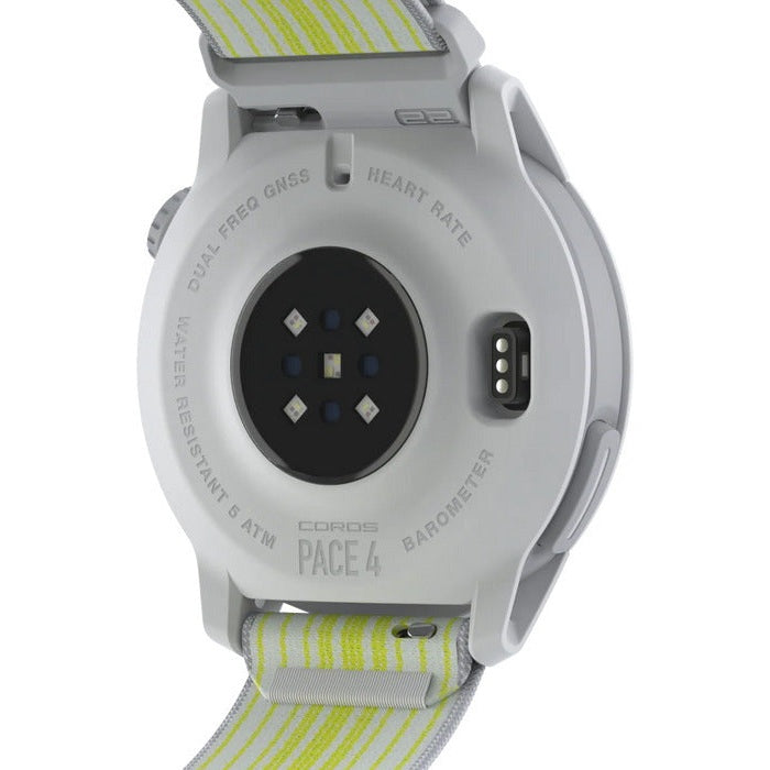 Coros Pace 4 GPS Sport Watch with Nylon Band, White