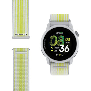 Coros Pace 4 GPS Sport Watch with Nylon Band, White