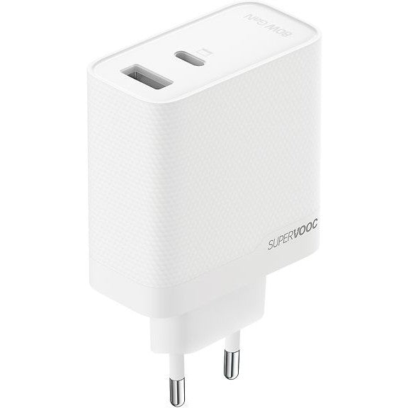 realme SUPERVOOC 80W Dual Ports GaN charger with USB-C cable