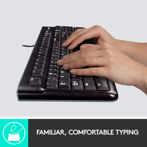 Logitech MK120 Desktop Keyboard + Mouse Combo