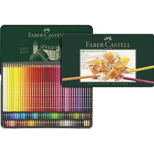 Faber-Castell Polychromos Colored Pencils in Tin Box, 120 Colors