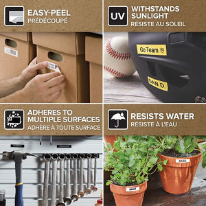 DYMO D1 Label Tape 19mm x 7m – Black on White