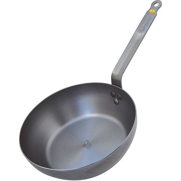 De Buyer Mineral B Element Frying Pan Rustic, Carbon Steel, 28 cm