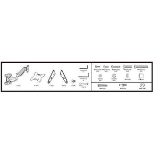 Mozi Slim Full-motion C2 23-55" TV Wall Mount