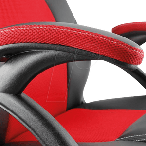 White Shark Kings Throne Gaming Chair, Black / Red