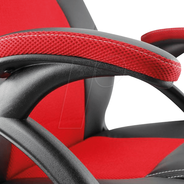 White Shark Kings Throne Gaming Chair, Black / Red