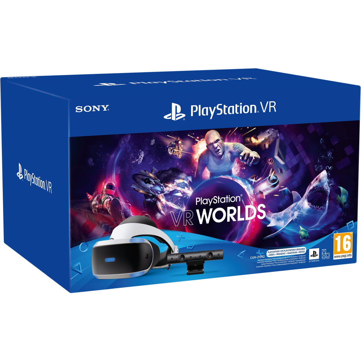 Sony PlayStation VR v2 Starter Pack, Black, White