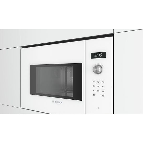 Bosch BFL524MW0 Series 6 Microwave Oven, White