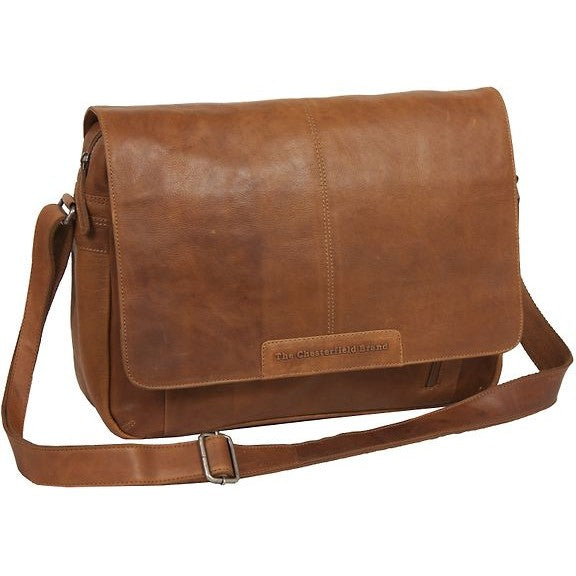 The Chesterfield Brand Richard Laptop Bag 15.4", Cognac