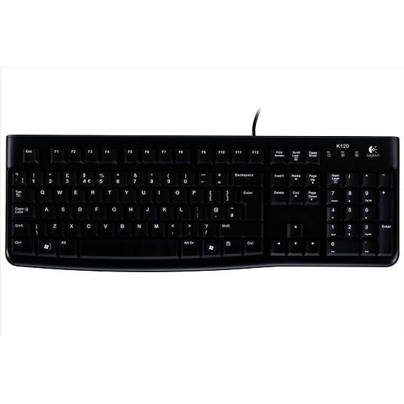 Logitech K120 keyboard, UK keyboard layout