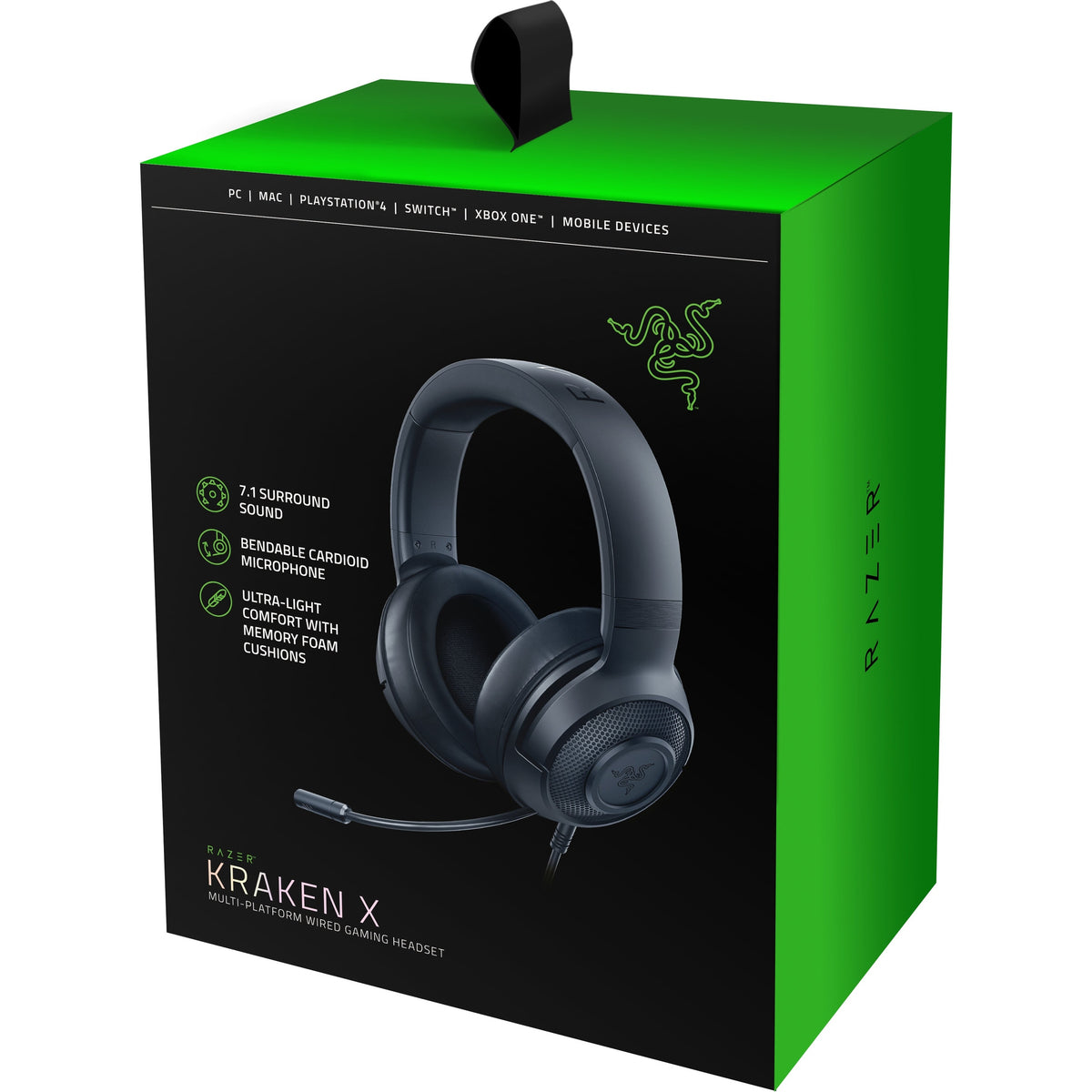 Razer Kraken X Headset, Black