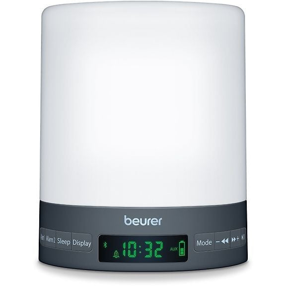 Beurer WL50 Wake up Light with Bluetooth Speaker, Clock, and Radio