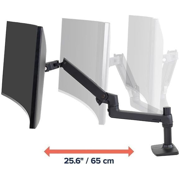 Ergotron LX Desk Monitor Arm, matte black