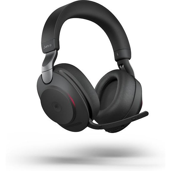 Jabra Evolve2 85 LINK380C MS Wireless Headset with Noise Cancelling, Black