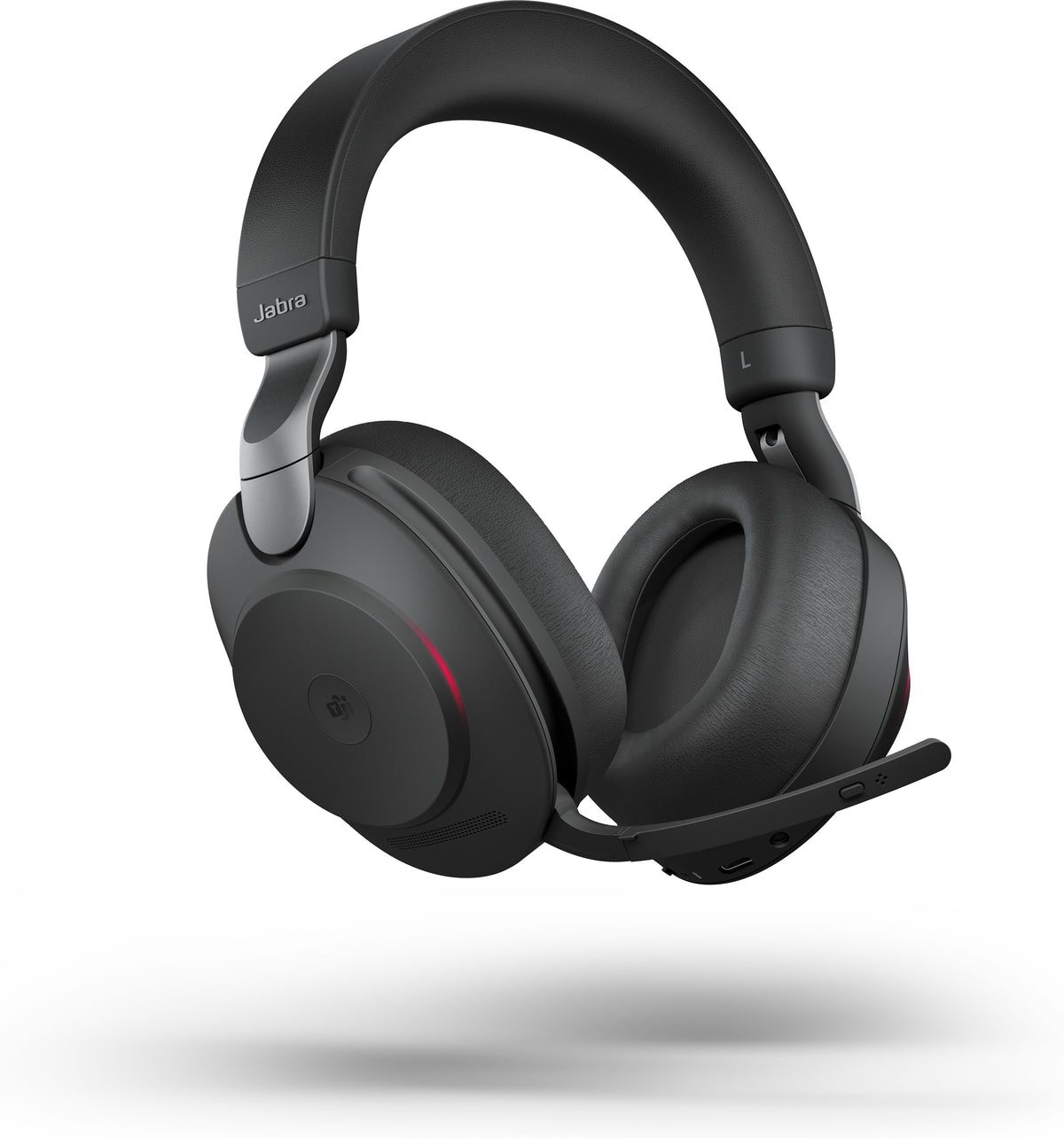 Jabra Evolve2 85 LINK380C MS Wireless Headset with Noise Cancellation, Black