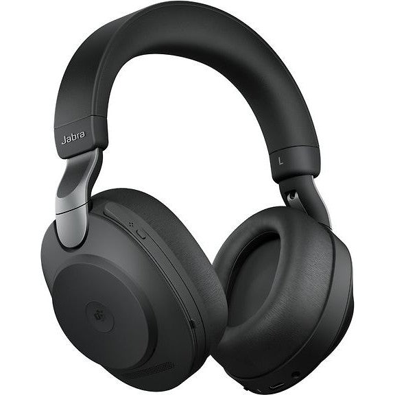 Jabra Evolve2 85 LINK380C MS Wireless Headset with Noise Cancelling, Black