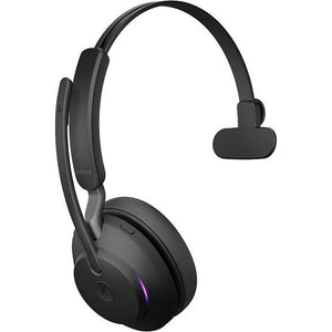 Jabra Evolve2 65 Mono LINK380A Wireless Headset + Dock, MS, Black