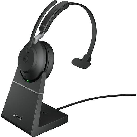 Jabra Evolve2 65 Mono LINK380A Wireless Headset + Dock, MS, Black