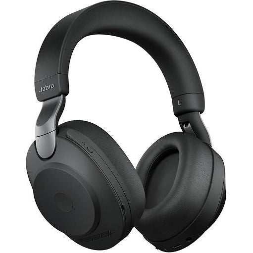 Jabra Evolve2 85 LINK380C UC Wireless Headset with Noise Cancellation, Black
