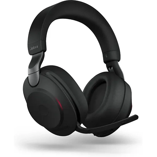 Jabra Evolve2 85 LINK380C UC Wireless Headset with Noise Cancellation, Black