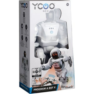 Ycoo Program A Bot X Remote-Controlled Programmable Robot, White/Black