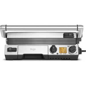 Sage Smart Grill Pro Table Grill and Sandwich Maker, Brushed Steel