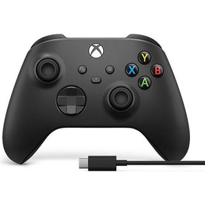 Microsoft Xbox Wireless Controller + Cable, Black