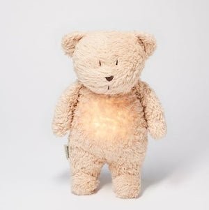 Moonie Organic Humming bear with a lamp sand